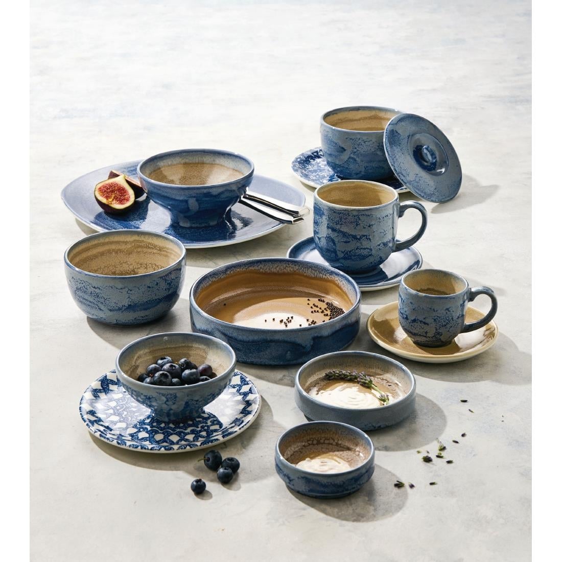 Steelite Aurora Revolution Bluestone Bowls 155mm (12 Pack) VV2466 - Image 2
