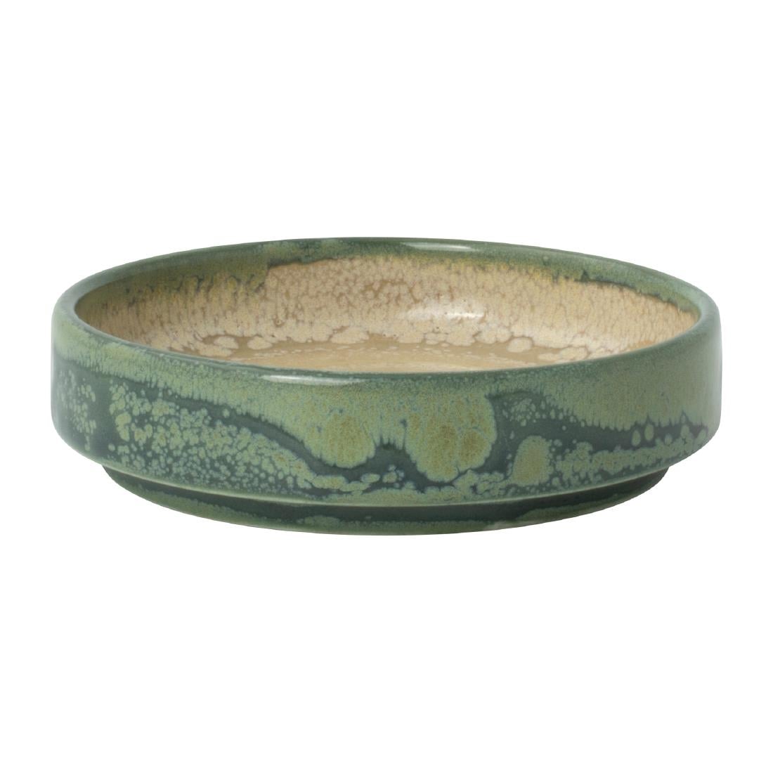 Steelite Aurora Revolution Jade Round Stacking Trays 100mm (12 Pack) VV2480