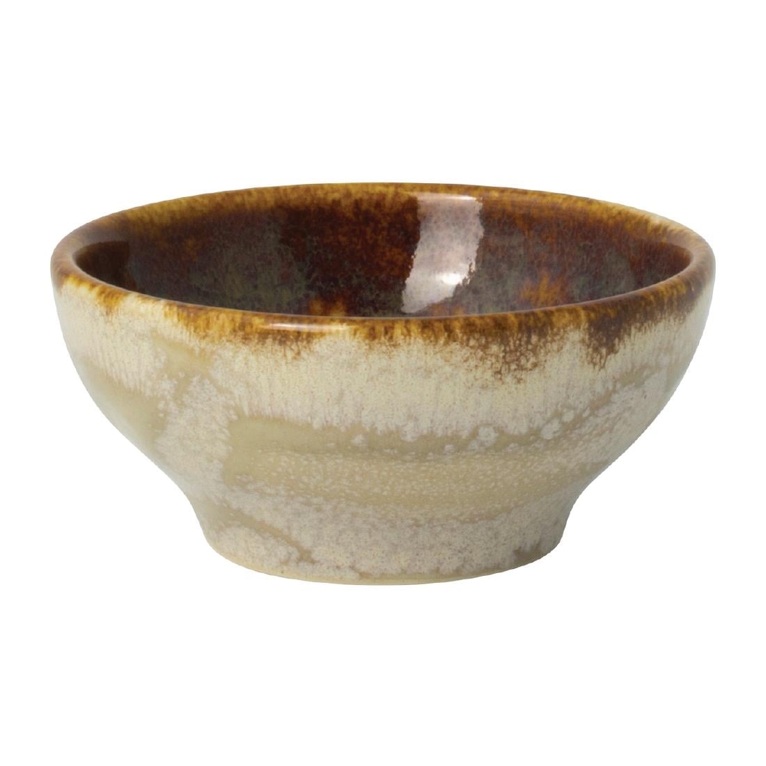 Steelite Aurora Vesuvius AmberTulip Bowls 70mm (12 Pack) VV2548