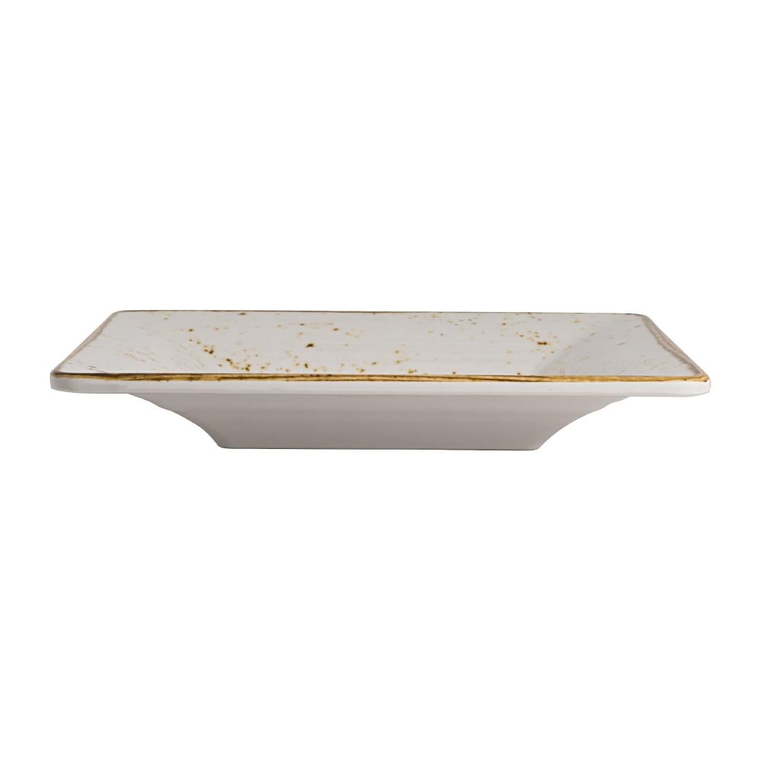 Steelite Craft White Buffet Square Pebble Bowls 254mm (6 Pack) VV3469