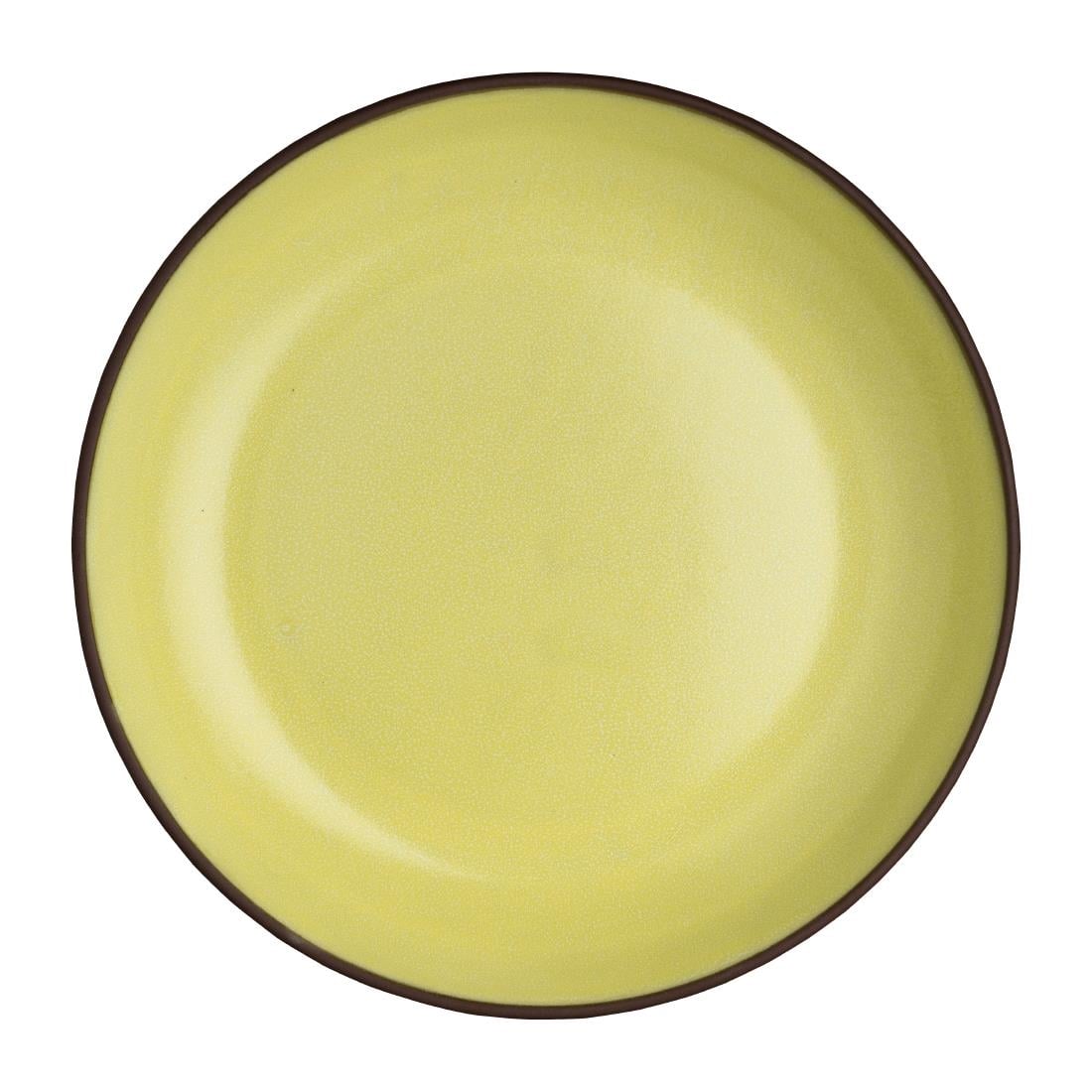 Maham Studio Spice Saffron Deep Plates 220x40mm (12 Pack) VV3672 - Image 2