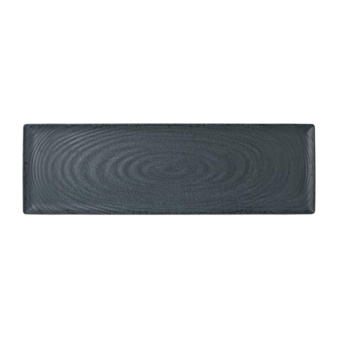 Steelite Pompeii Slate Gastronome Platter 2/4 530mm x 165mm VV3889