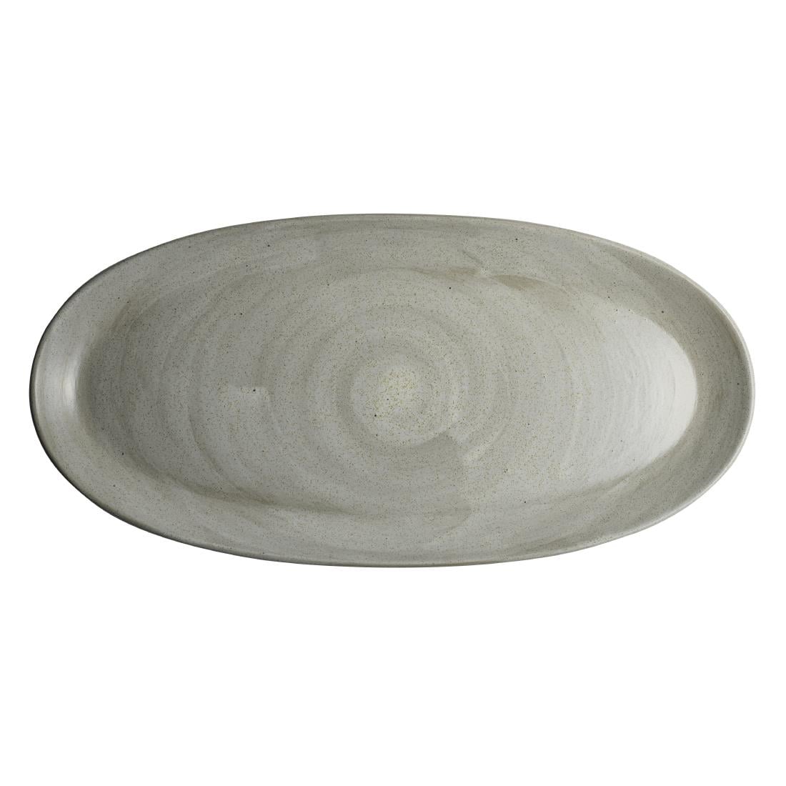 Maham Studio Carnaby Oval Platters Dove 280x140mm (24 Pack) VV4651