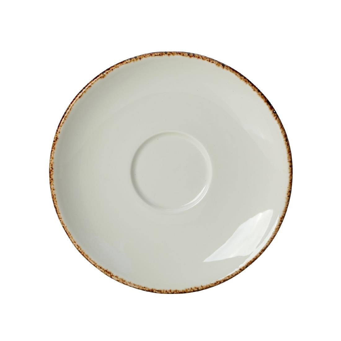 Steelite Brown Dapple Saucers 150mm (36 Pack) VV777