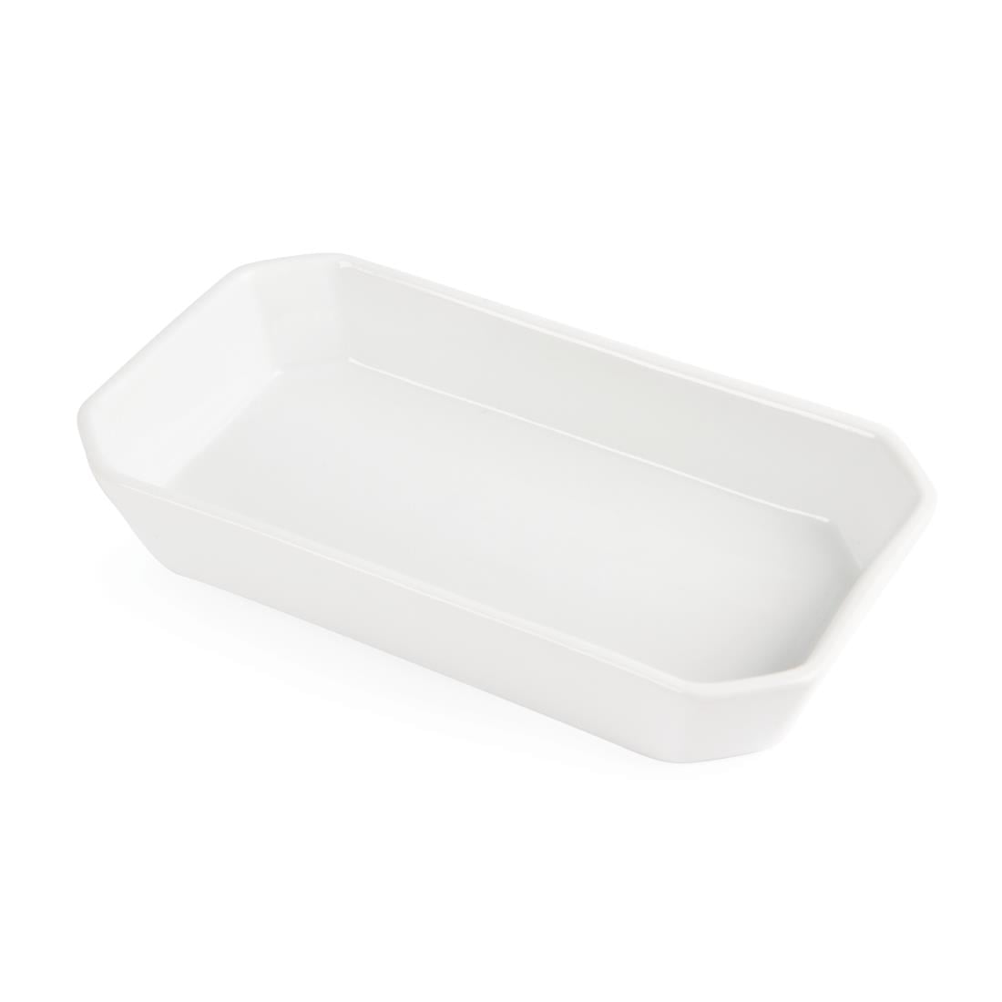 Olympia Whiteware Rectangular Hors d'Oeuvre Dishes 235x 122mm (6 Pack) W438 - Image 4