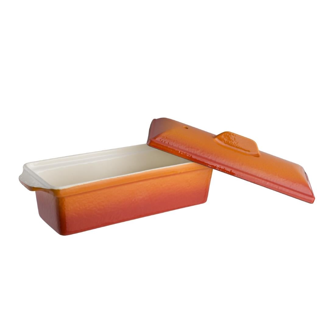 Vogue Pate Terrine Mould Orange 1.7Ltr W456 - Image 2