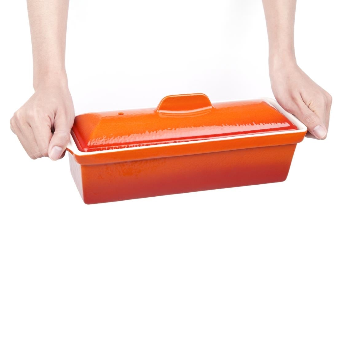 Vogue Pate Terrine Mould Orange 1.7Ltr W456 - Image 3