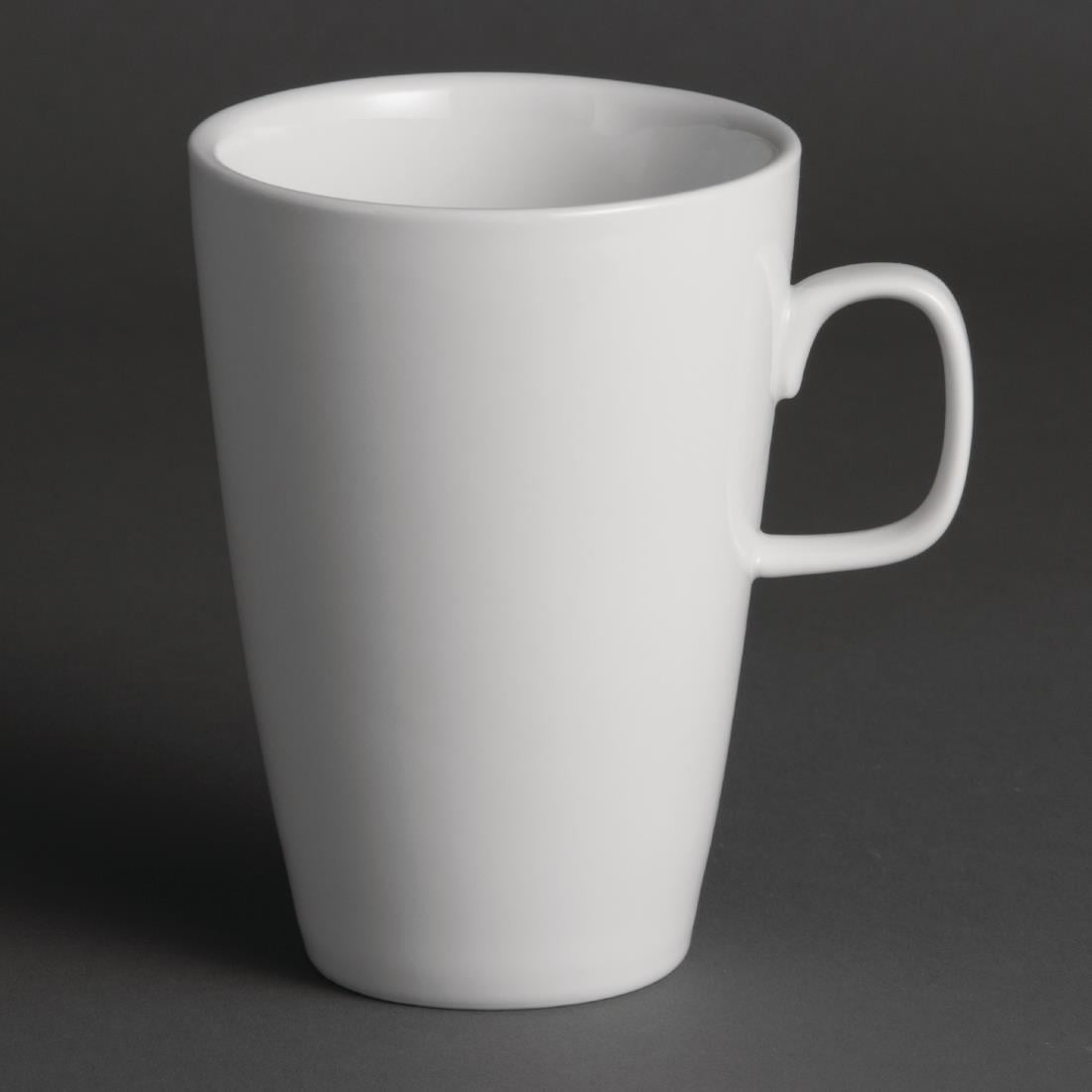 Olympia Whiteware Latte Mugs 400ml (12 Pack) Y109
