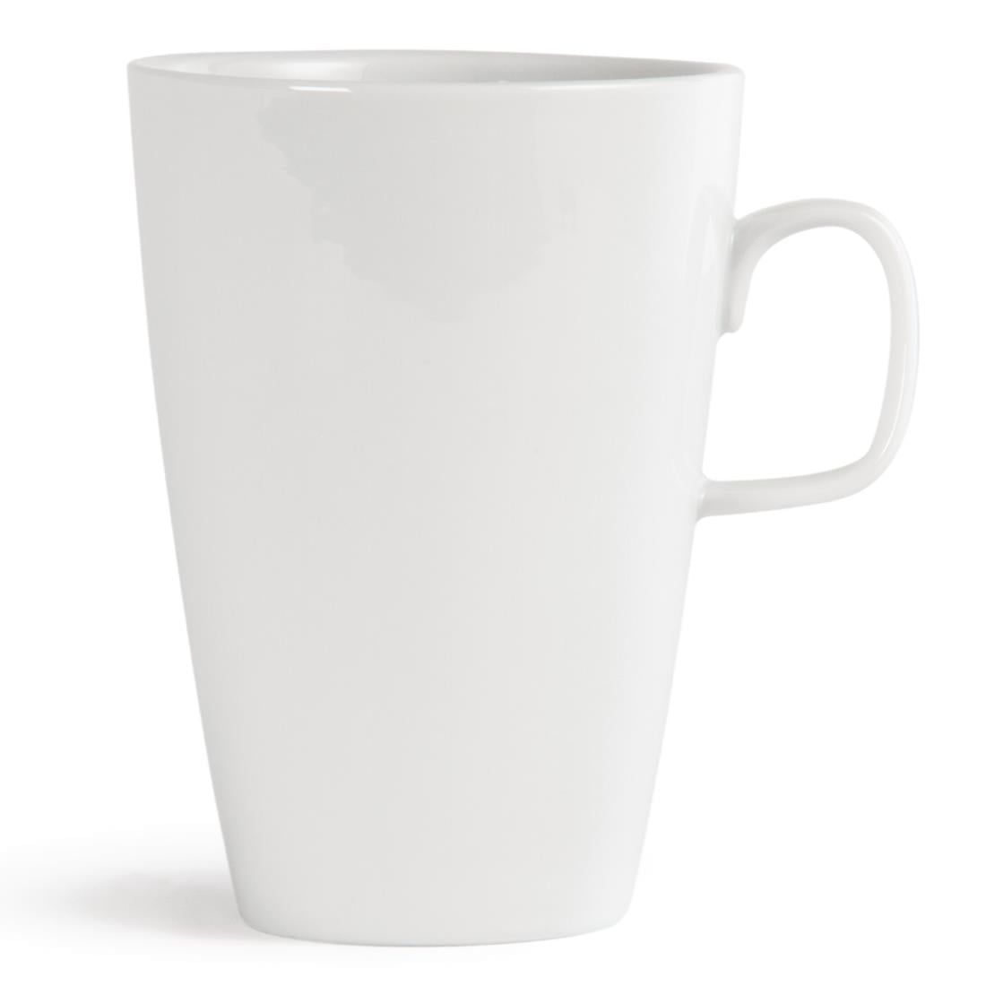 Olympia Whiteware Latte Mugs 400ml (12 Pack) Y109 - Image 2