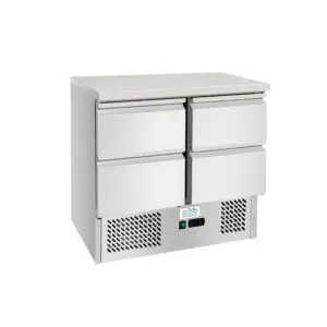 Ice-A-Cool ICE3820GR 2 Door 4 Drawers Counter Refrigerator 300 Litres