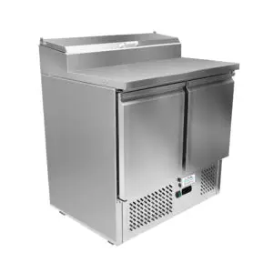 Ice-A-Cool ICE3832GR 2 Door Refrigerated Saladette Prep Counter 300 Litres