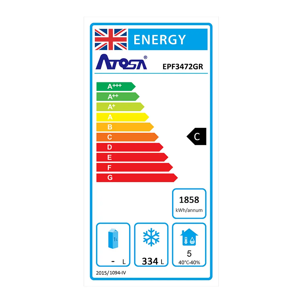 Atosa EPF3472HD 3 Door Freezer Table - Image 2