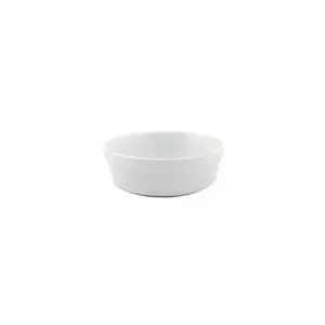 Superwhite Porcelain Round Pie Bowl 12x4cm 29.5cl 10oz - BH494