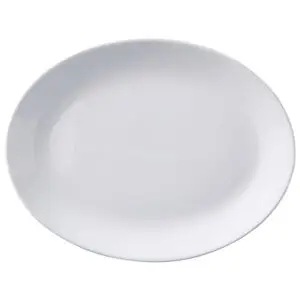 Superwhite Porcelain Oval Plate 30cm - BH547