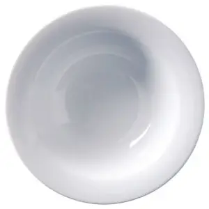 Superwhite Porcelain Stone Rim Bowl 16cm - BH551
