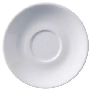 Superwhite Porcelain Round Saucer 12cm For Espresso Cup BH563 - BH558