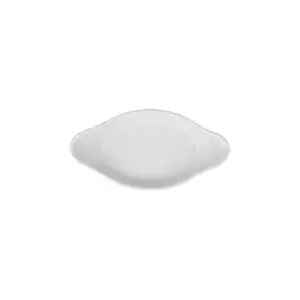 Superwhite Porcelain Oval Eared Dish 16.5cm - BH611