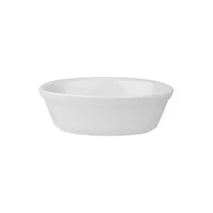 Superwhite Porcelain Oval Pie Dish 15.5cm - BH618