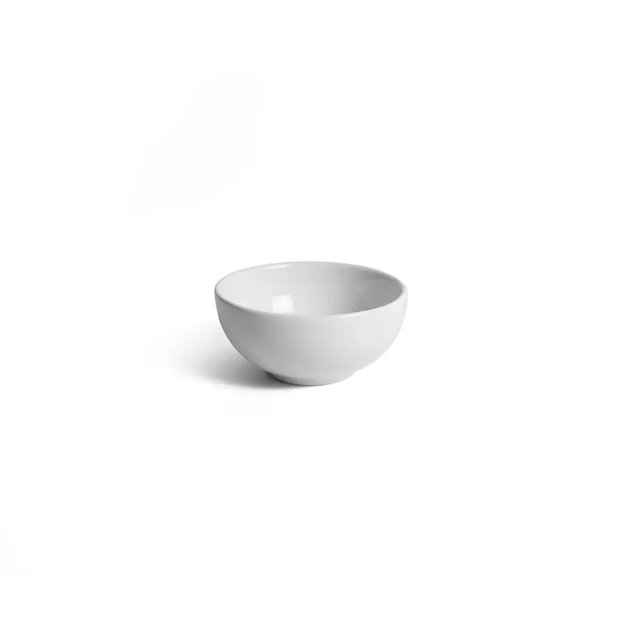 Crème Monet Vitrified Porcelain White Round Side Bowl 9cm - BH754