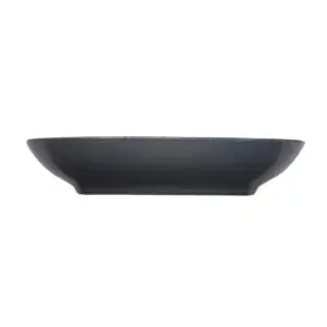 Artisan Andromeda Vitrified Stoneware Round Black Coupe Bowl 23cm - BL107