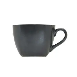 Artisan Andromeda Vitrified Stoneware Black Cup 7oz - BL109