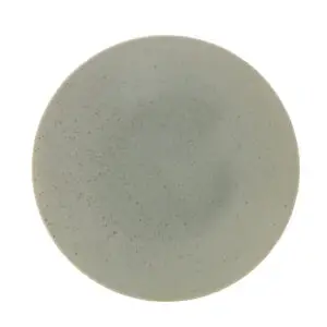 Artisan Serene Vitrified Stoneware Green Round Coupe Plate 27.5cm - BL144