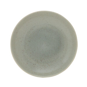 Artisan Serene Vitrified Stoneware Green Round Coupe Plate 21cm - BL145