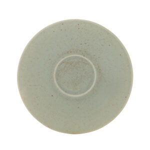 Artisan Serene Vitrified Stoneware Green Round Saucer 15cm - BL154