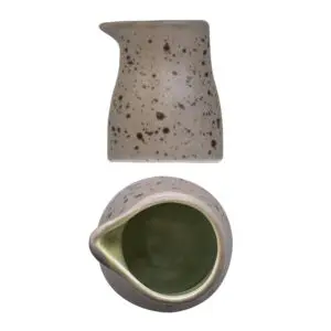 Artisan Elm Vitrified Stoneware Green Mini Jug 5cl - BL214