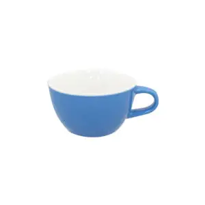 Superwhite Café Porcelain Sky Blue Bowl Shaped Cup 23cl 8oz - BN386
