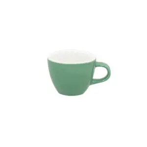 Superwhite Café Porcelain Sage Green Tulip Shaped Cup 8.5cl 3oz - BN412