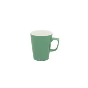 Superwhite Café Porcelain Sage Green Latte Mug 28.5cl 10oz - BN425