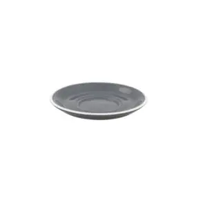Superwhite Café Porcelain Grey Round Saucer 15.5cm - BN452