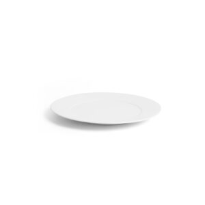 Ariane Privilege Vitrified Porcelain White Round Wide Rim Fine Plate 22cm 8 2/3in - BP424