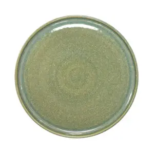 Artisan Heligan Vitrified Stoneware Green Round Dinner Plate 26cm - BQ932