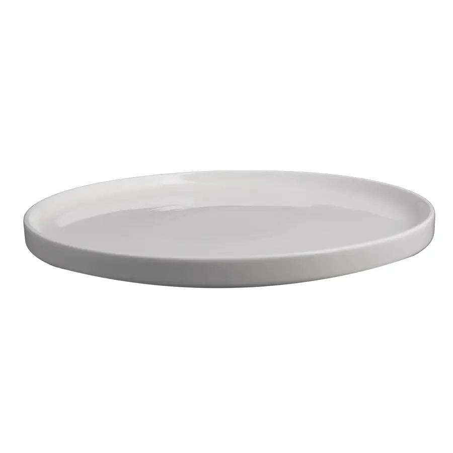 Creme Picasso Vitrified Porcelain White Stacking Plate 27cm - BS775