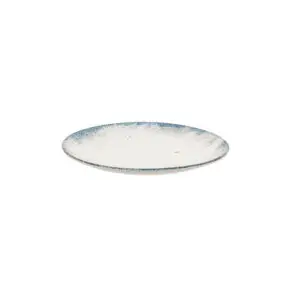 Ariane Verdant Virtified Porcelain Vintage White Round Coupe Plate 27cm 10 5/8in - BT727