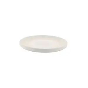 Ariane Rave Virtified Porcelain Cream Canvas Round Stacking Plate 21cm 8 1/4in - BT746