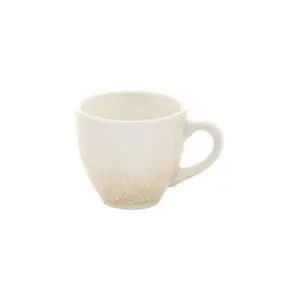 Ariane Rave Virtified Porcelain Cream Canvas Cup 9cl 3oz - BU783