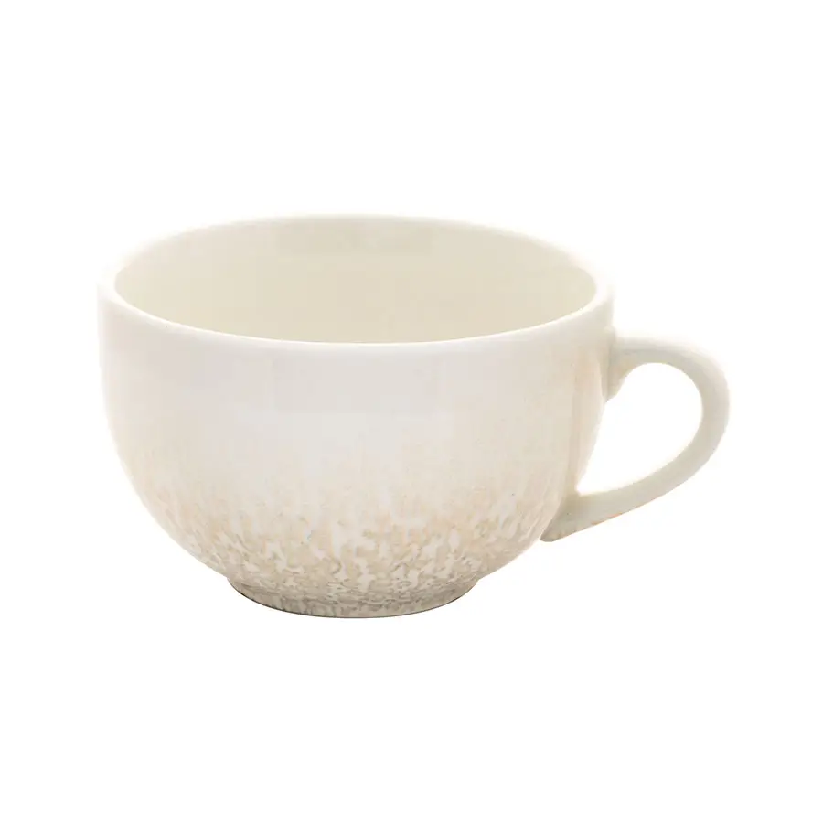 Ariane Rave Virtified Porcelain Cream Canvas Cup 34cl 12oz - BU786