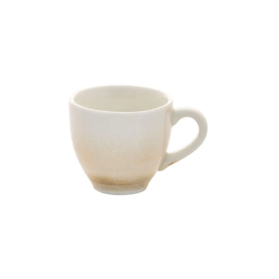 Ariane Shell Sand Virtified Porcelain Earthy Beige Cup 9cl 3oz - BU802