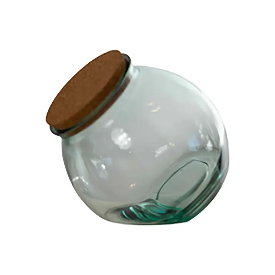 Glacial Table Emerald Storage Jar 19cm 2.5ltr - CH419