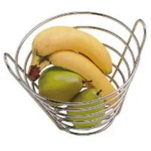Lockhart Fruit Basket Metal Round 22cm - D1372