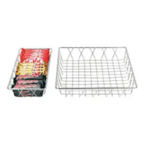 Lockhart Display Basket Chrome Oblong 35 x 30 x 5cm - D1567