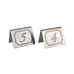 Lockhart Tent Table Numbers 1 To 20 5x4cm - D1696