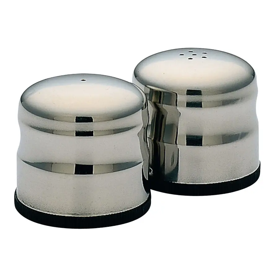 Lockhart Jumbo Salt & Pepper Stainless Steel 8cm - D1868