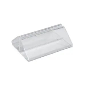 Lockhart Tent Menu Holder Clear Perspex 7cm - D2061