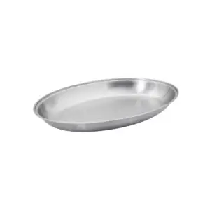 Serving Dish Stainless Steel Oval 25x18x5cm - D2191