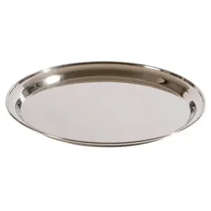 Service Tray Stainless Steel Round 41cm - D2541
