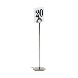 Table Number Stand Stainless steel 40cm - D2921